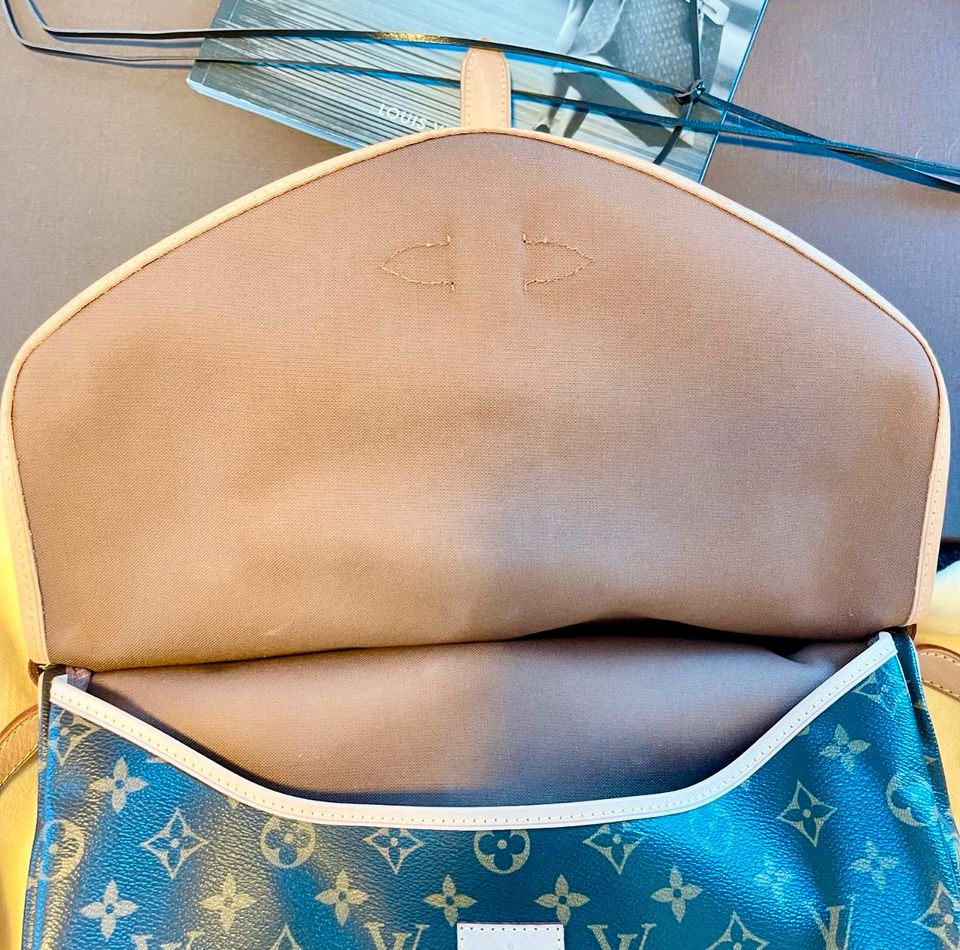 LOUIS VUITTON Satteltasche - Samur Leder Cross Body Handtasche in Geisenfeld