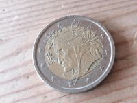 2 Euro Münze 2002 Italien Dante Aligheri selten Rheinland-Pfalz - Asbach Vorschau