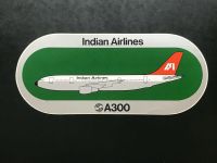 Airbus Sticker Indian Airlines A300  Aufkleber Selten Kreis Pinneberg - Halstenbek Vorschau