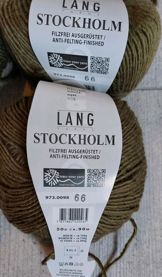 Lang Yarns Stockholm 590g in Sontra