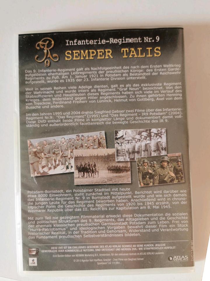 DVD die Geschichte des Infanterie regiments Nr 9, Doku 1920-1945 in Mittweida