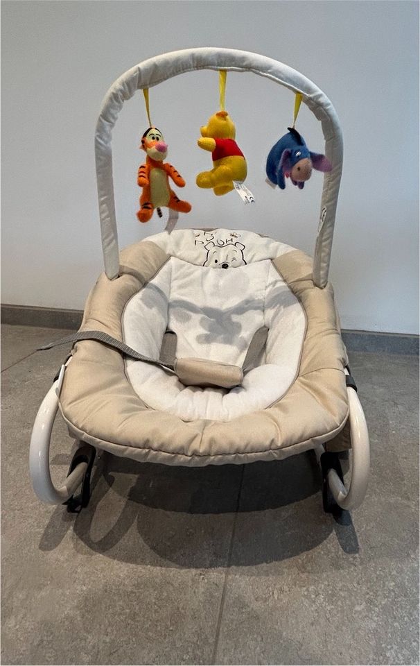 Babywippe Winnie Pooh von Hauck WIE NEU in Mühltroff