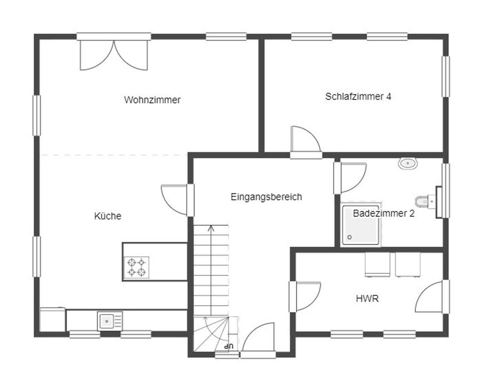 Sofort wohlfühlen: Neuwertiges 5-Zi.-EFH mit KfW 55-Standard in gut angebundener Lage von Hamburg in Hamburg