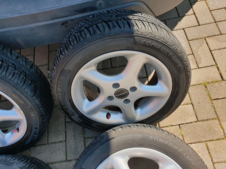 BORBET 6X14 ET38 LK 4X100 für VW GOLF in Drochtersen