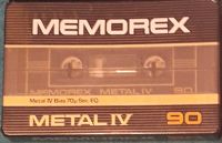 Vintage MEMOREX METAL IV 90 Audiokassette OVP Hessen - Biblis Vorschau