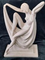 Vitage Art Deco Große Jugendstil Skulptur von A.Davel Niedersachsen - Cloppenburg Vorschau