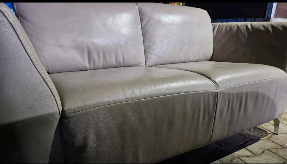 Leder Couch Garnitur Sofas 2+3 in Rehburg-Loccum