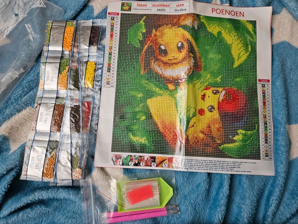 Diamond painting Pokemon 30x30cm Diamant painting in Hannover