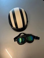 1x Motorradhelm Rollerhelm Helm mit Brille Fliegerbrille M Neu Niedersachsen - Uplengen Vorschau