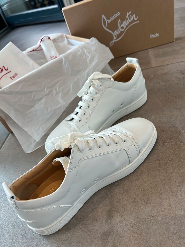 Christian Louboutin Sneaker, Herren, Gr. 45, weiß in Lüdenscheid