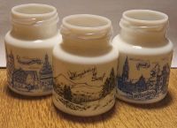 3 Vintage Senf-Gläser, Hengstenberg Rheinland-Pfalz - Leiwen Vorschau