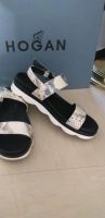 Marc Cain Sandalen weiss grau schwarz Tier Print Gr.38 Nordrhein-Westfalen - Marl Vorschau