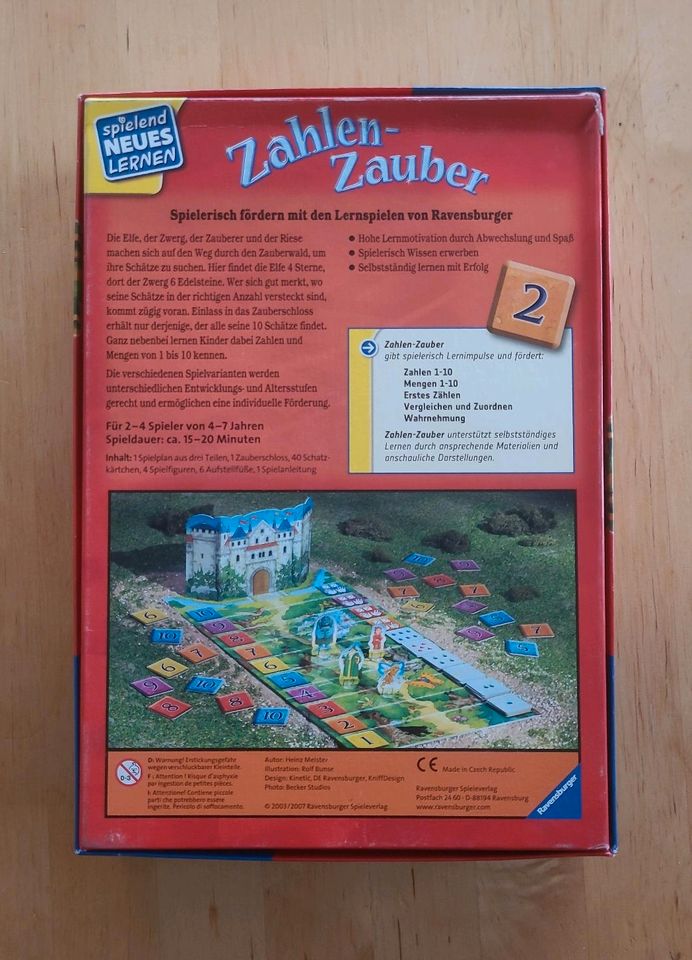 Ravensburger "Zahlen Zauber" Spiel 4-7 Jahre in Lonsee