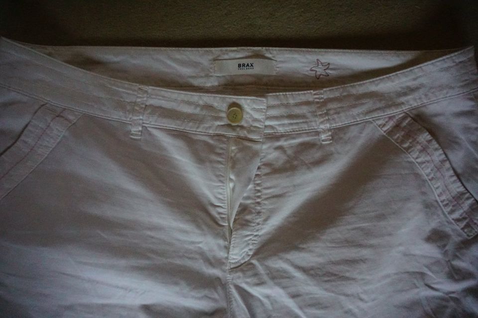 Brax Sommerhose Melo S 44 Weiß Wie neu in Zobes