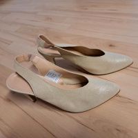 Neue Heine Pumps Gr 39 Gold Hessen - Bad Arolsen Vorschau