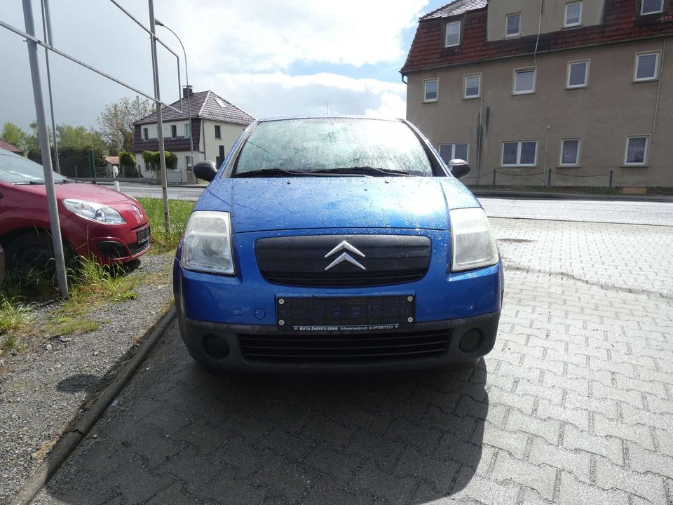 Citroën C2 Advance 1.Hand CD Radio Winterräder HU AU Neu in Bautzen