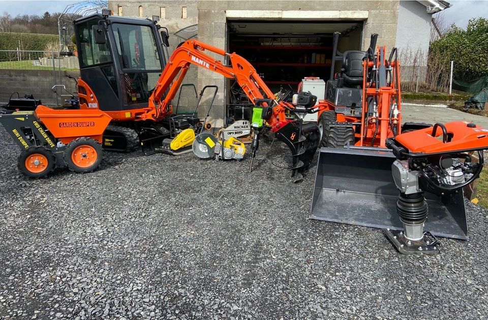 Vermietung von Baumaschinen Werkzeugen Geräten usw in Westerwaldkreis