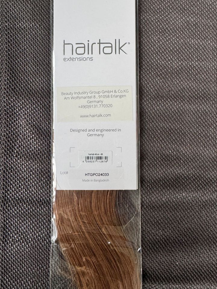 Hairtalk Extensions 40 cm, Farbe 6, Echthaar in Oyten