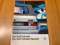 VW Golf 1 Cabrio und Cabrio Quartett ab 1987 32 Seiten top Bayern - Nandlstadt Vorschau