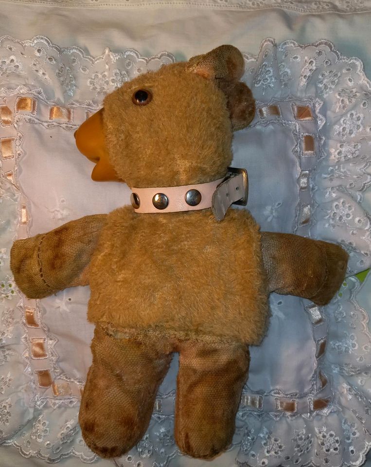 antik Spielzeug Teddy Bär rar alt selten Plüschtier Stofftier in Cottbus