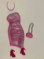 Barbie Outfit Abendkleid Accessories Schuhe Handtasche Krone Kreis Pinneberg - Pinneberg Vorschau