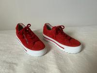 Damenschuhe Gabor Gr. 38,5 rot Niedersachsen - Schwarmstedt Vorschau