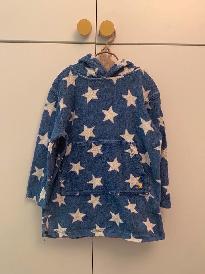Mini Boden Frottee Poncho Gr. 3-4 Jahre blau Sterne in Karlsruhe