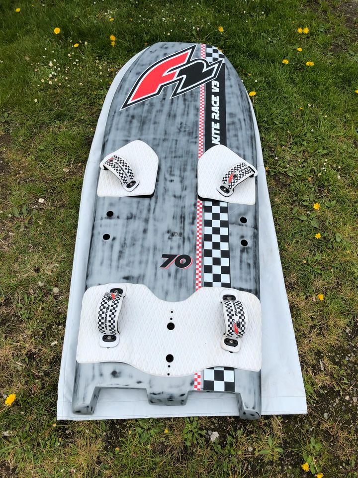 F2 Kite Race Board Carbon Leichtwindboard, Door, Silberpfeil in München