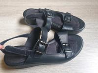 schwarze Sandalen mit Schnallen Thüringen - Jena Vorschau