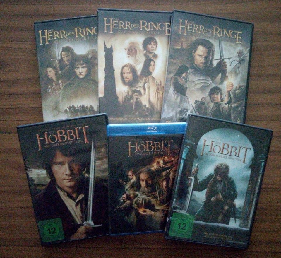 Der Herr der Ringe 1-3 & Der Hobbit 1-3 je Set 10€ in Pfarrkirchen