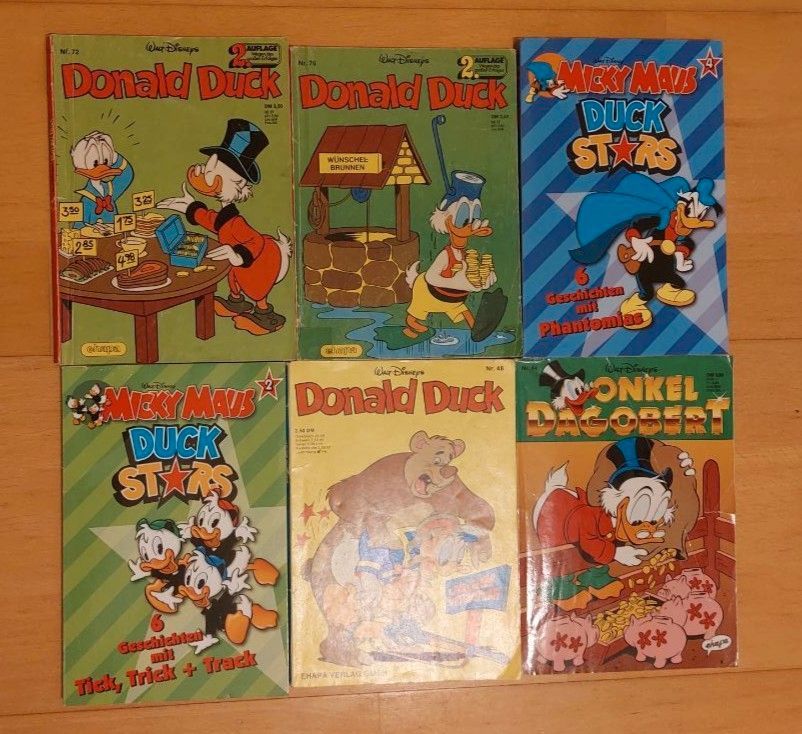 12x Micky Maus und Donald Duck Comics in Kleinwallstadt