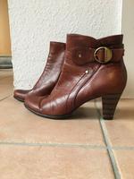 Schicke Stiefeletten, Absatz, Leder, Cognac braun, Tamaris, 38 Rheinland-Pfalz - Sinzig Vorschau