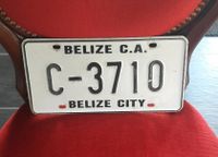 Nummernschild Belize Kennzeichen weltweit Mittelamerika Karibik Häfen - Bremerhaven Vorschau