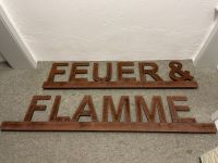 Feuer und Flamme Schriftzug Cortenstahl Rheinland-Pfalz - Worms Vorschau