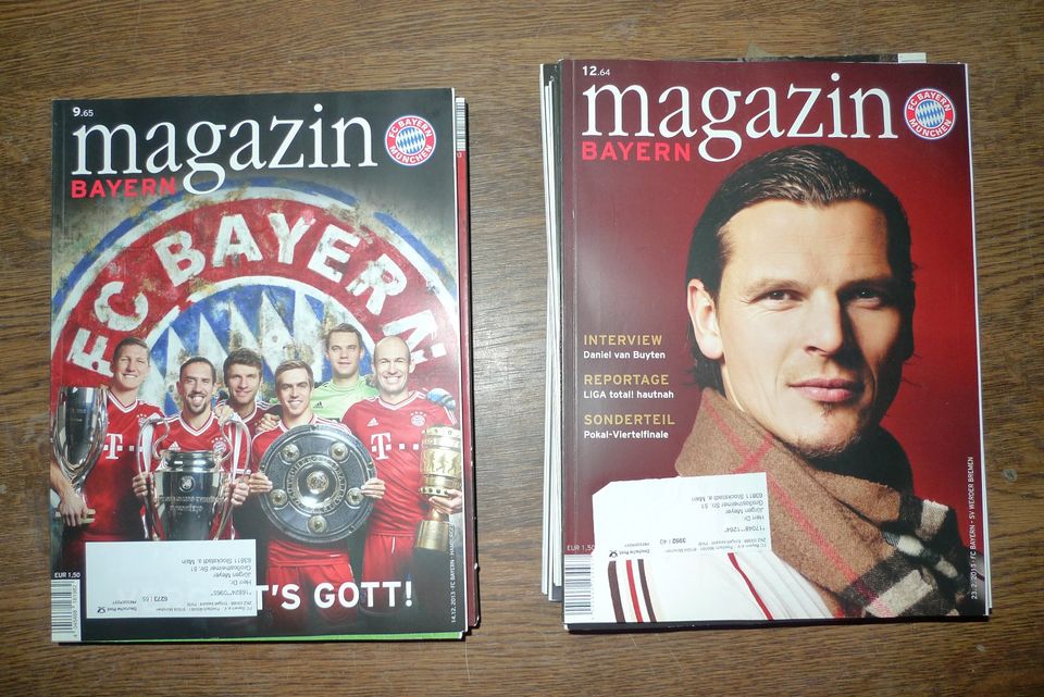 FC Bayern München Magazine, 28 Jahrgänge in Stockstadt a. Main