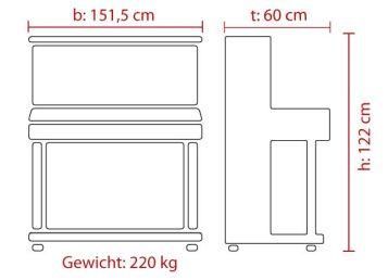 Neuklavier Feurich Mod. 122 - weiss poliert in Bamberg