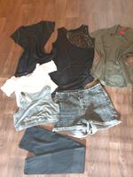 Bekleidungspaket Damen Bluse Hose Top Shirt Pailletten M Shorts Sachsen - Oschatz Vorschau