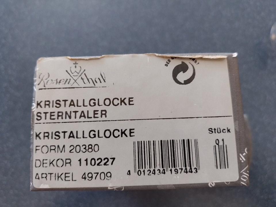 Weihnachten Rosenthal Kristallglocke "Sterntaler" Dekor 110227 in Hagen im Bremischen