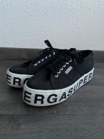 Superga Plateau Sneaker Canvas Gr. 40 schwarz weiß Stoff Nordrhein-Westfalen - Hamm Vorschau