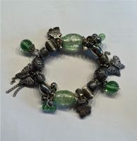 Damenarmband Modeschmuck Kette grüne Perlen Schmetterling Schleswig-Holstein - Reinbek Vorschau