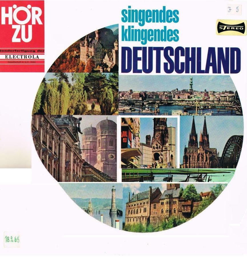 Schallplattenalbum J mit 16 Schallplatten 30 cm Durchmesser in Opfenbach