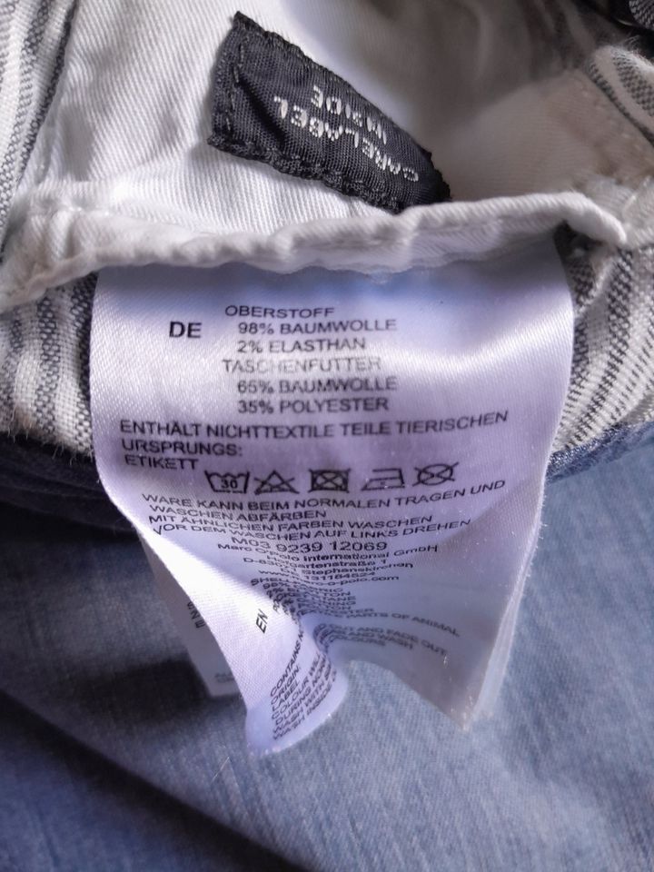 Marc O Polo Jeans, feine leichte 3/4 Sommerhose, fast neu; Gr.34 in Wackersberg