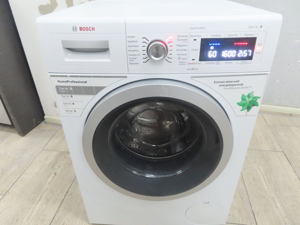 Waschmaschine BOSCH 8kg A+++ Serie 8 1600 1 Jahr Garantie in Berlin