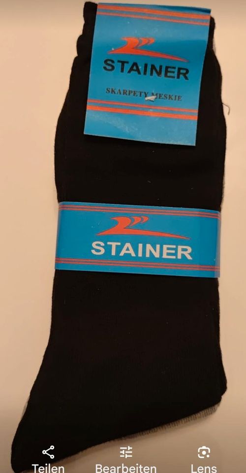 NEU Socken Anzugssocken 5 / 10 Paar Größe 42-44 schwarz grau blau in Saarbrücken
