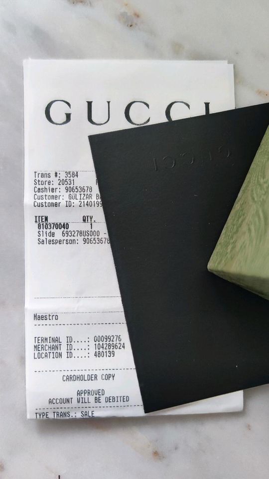 Gucci Sandalen Slide Neu in Stuttgart