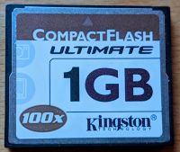 Kingston CompactFlash card Ultimate 100x, 1GB, Speicherkarte Bayern - Adelsdorf Vorschau