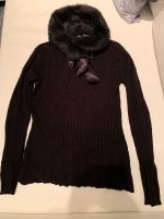 Pullover mit Pelz/Fell Kragen und Satinschleife schwarz Gr.40/42 Hamburg-Mitte - Hamburg Hamm Vorschau