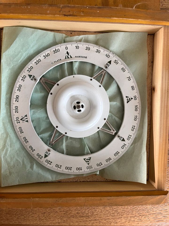 Kompass Kreisscheibe von C. Plath ca. 18 cm OVP z in Sittensen