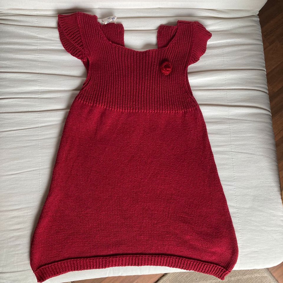 Puri Organic Kleid, Strickjacke, Mütze 100% Baumwolle Gr. 86 in Schweinfurt