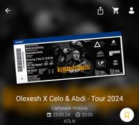 1x Olexesh & Celo & Abdi & Nimo Konzertticket Köln 22.05.2024 Nordrhein-Westfalen - Brühl Vorschau